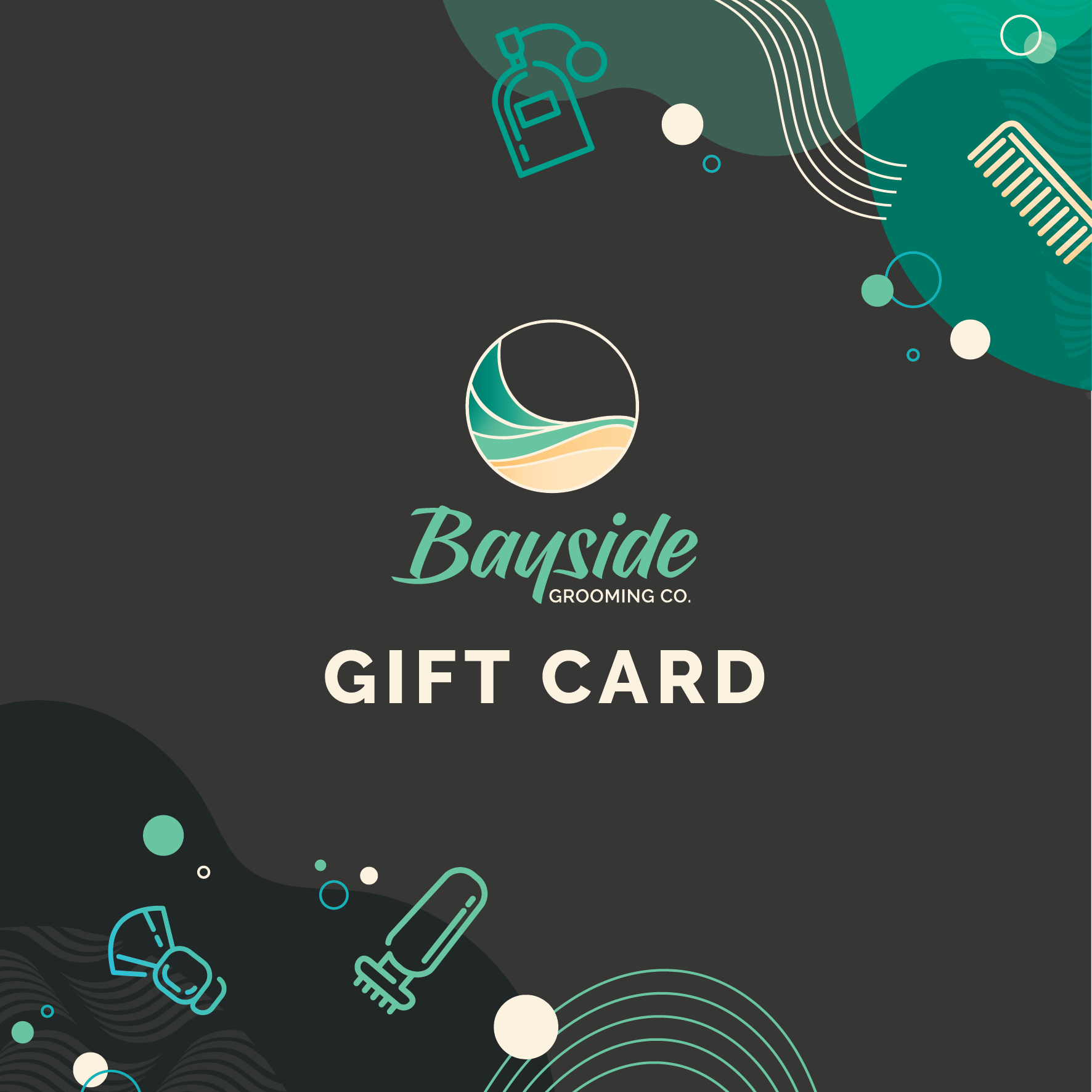 Hair Styling For Men. Bayside Grooming Co. Gift Card